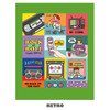 Retro - Ardium Square paper point deco sticker