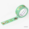 Avocado - ICONIC Enjoy pattern paper deco masking tape