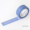 Happy birthday - ICONIC Message pattern paper deco masking tape