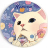 Heaven - Jetoy Choo Choo cat petit round hand mirror