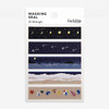 Dailylike Midnight masking seal paper deco sticker 4 sheets set