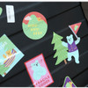 Example of use - Dailylike Bear's journey PVC luggage deco sticker pack with zip pouch