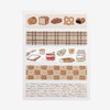 Example of use - Dailylike Bread masking seal paper deco sticker 4 sheets set