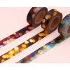 Universe rain drop 15mm width deco masking tape 04