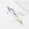 Example of use - Appree Lavender press flower deco sticker