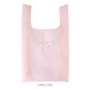 Coral pink - Livework Nouveau stitch polyester daily tote bag