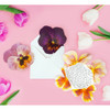 ABJECTION Pansy flower card and envelope set ver2