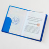Blue - 2NUL Nice and clear travel passport case holder