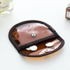 Example of use - Livework Coi clear PVC snap button card case wallet