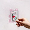 Example of use - Jelly bear party small clear zip lock pouch