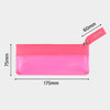 Size - Rihoon Neon laundry translucent zipper pencil case