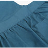 Detail of Dailylike Midnight blue frill linen cross back apron