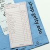 Example of use - Dailylike Checklist two way memo writing notepad