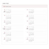 Yearly plan - Indigo 2020 Prism slim dated monthly planner notebook