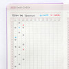 Daily check - Indigo 2020 Prism slim dated monthly planner notebook