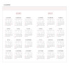 Calendar - Indigo 2020 Prism slim dated monthly planner notebook