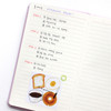 Lined note - Indigo 2020 Prism slim dated monthly planner notebook