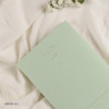 Green lily - Dash and Dot 2020 Moon large dated weekly diary ver7