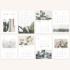 Composition - Dash and Dot 2020 Slow life monthly wall calendar