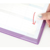 Translucent PVC cover - 2020 Desk mat with dated monthly planner
