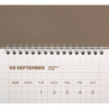 Back page - After The Rain 2020 My schedule keeper monthly desk calendar