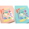 Usage example of sticker - PLEPLE Memo days A5 size foldover clipboard set
