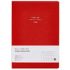 Scarlet red - Antenna Shop 2020 Table talk A5 dated monthly diary planner