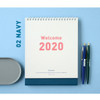 Navy - Jam studio 2020 Welcome standing desk flip calendar