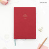 Aurora red - PAPERIAN 2020 Edit large dated weekly planner scheduler
