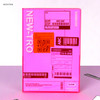 Neon pink - Wanna This Clear and decoration dateless weekly planner