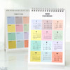 PAPERIAN 2020 Colorful plan standing desk calendar