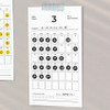 PAPERIAN 2020 Goal tracker checklist calendar sheets