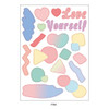 Yellow - PLEPLE Point up removable paper sticker