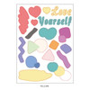 Yellow - PLEPLE Point up removable paper sticker