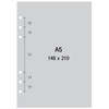 Inner page size - 2NUL Editor pick 6-ring dateless weekly diary planner