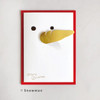 Snowman - DBD Cute Christmas card with envelope