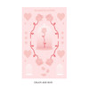 Glass and rose - After The Rain Heart room water resistant paper sticker