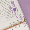 Usage example - After The Rain Heart room water resistant paper sticker