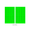 Neon green - After The Rain 8-bit number paper sticker set