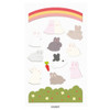 Rabbit - After The Rain Bear and rabbit paper sticker
