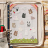 Usage example - After The Rain Bear and rabbit paper sticker