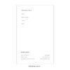 Personal data - Monopoly Simple diario small lined notebook