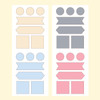 Monopoly Satin label solid sticker