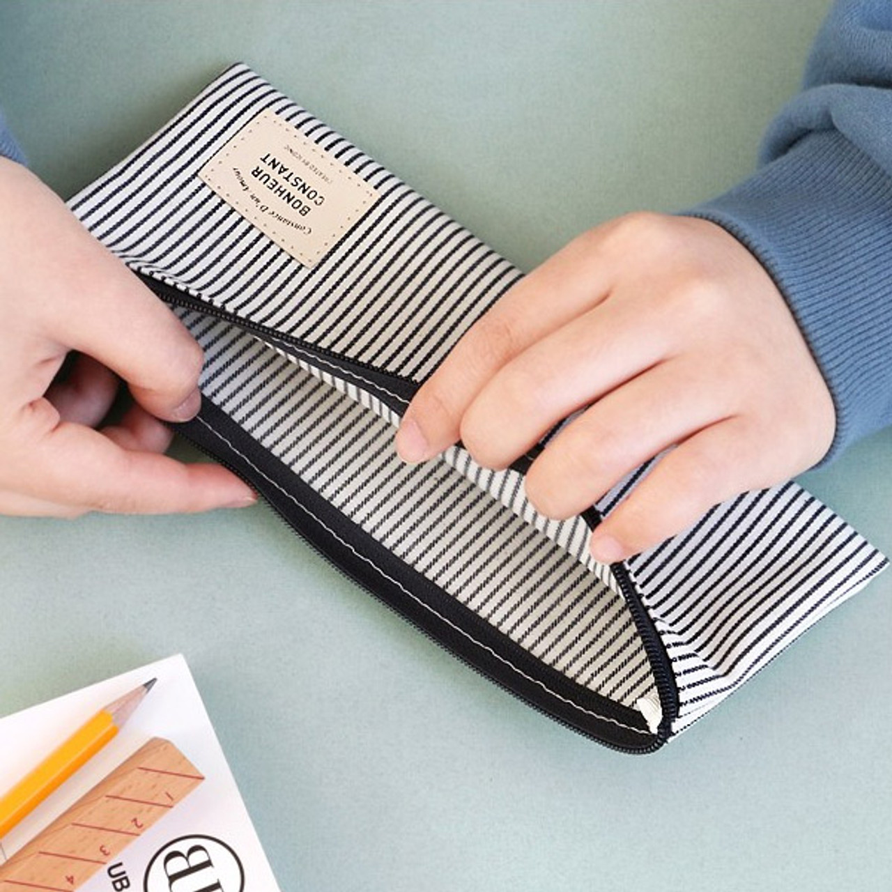 Zippered pencil case clearance