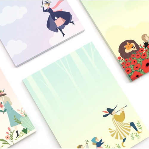 PLEPLE illustration sticky it bookmark memo notepad set