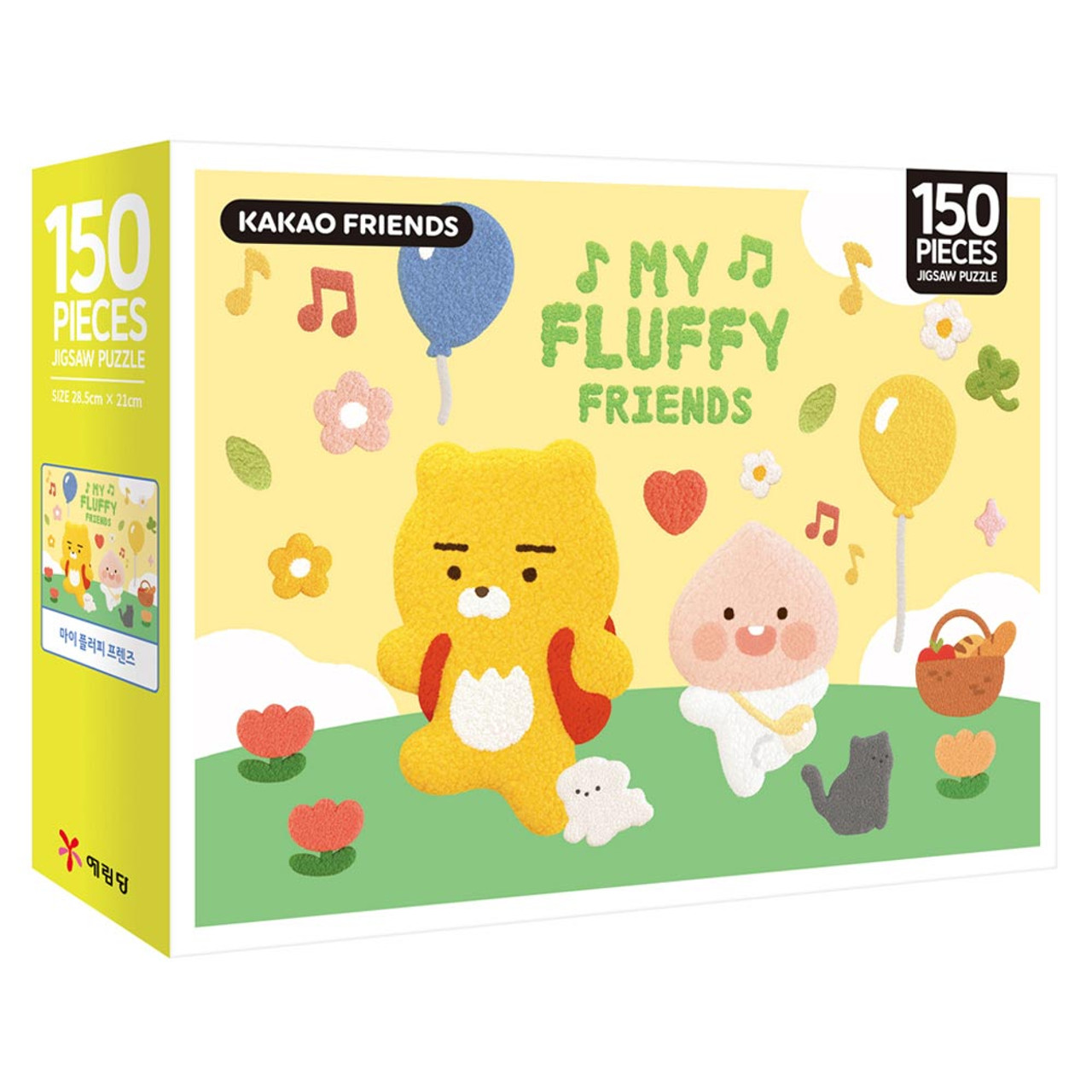 Kakao Friends 150ピースジグソーパズル Kakao_Friends_My_Fluffy_Friend