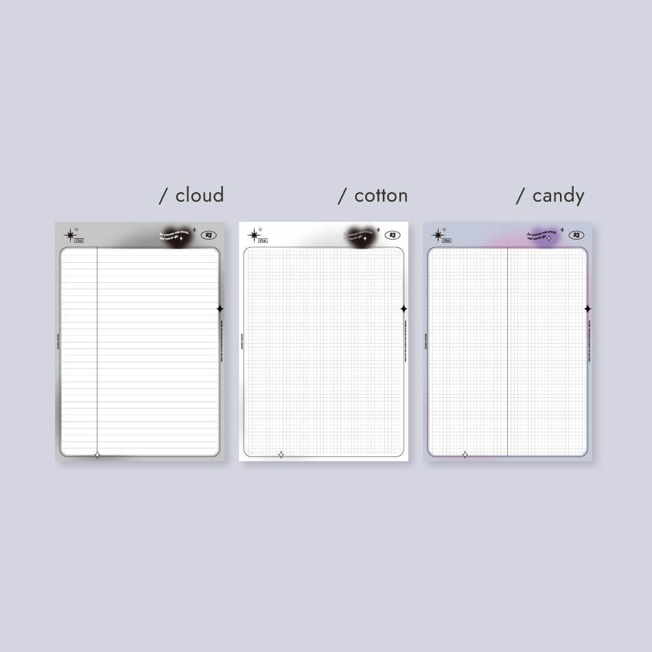 Scenery Around B5 Lined Grid Notepad (100 Sheets)