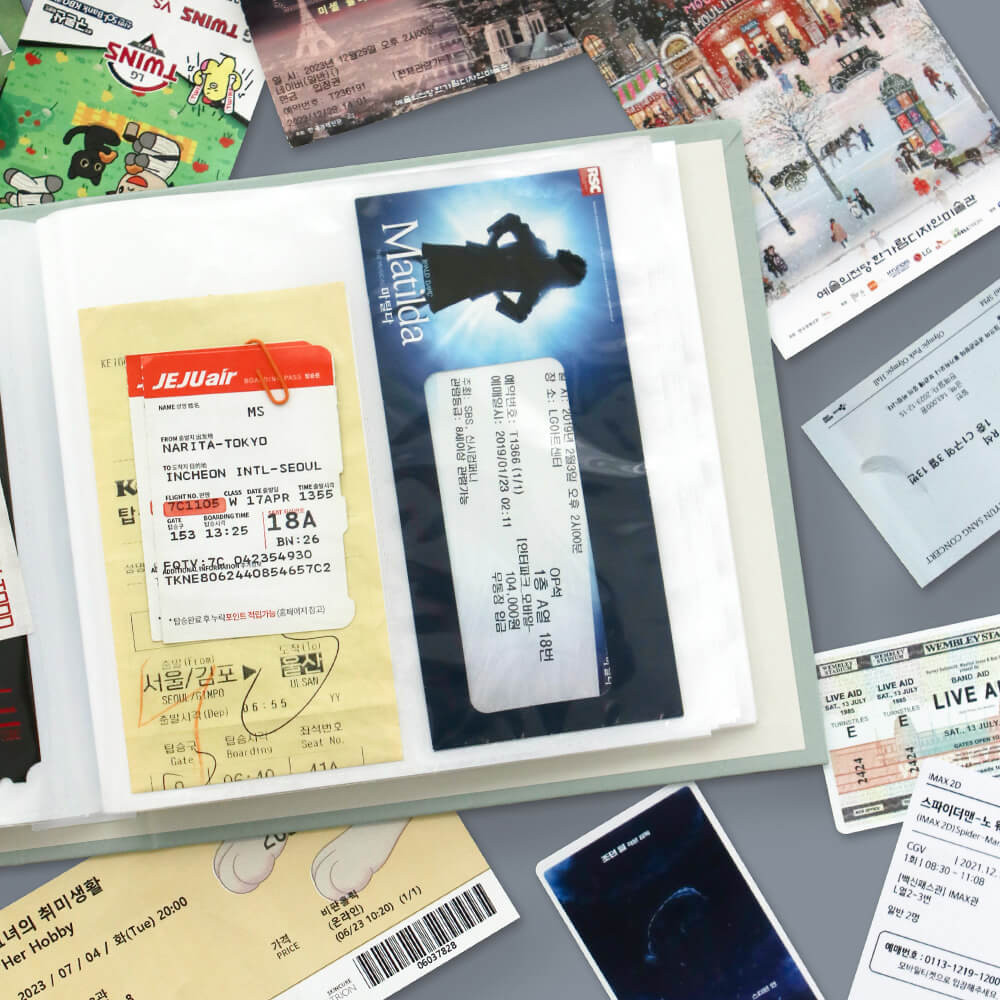Iconic Moment Ticket Stub Album | Organize Memories