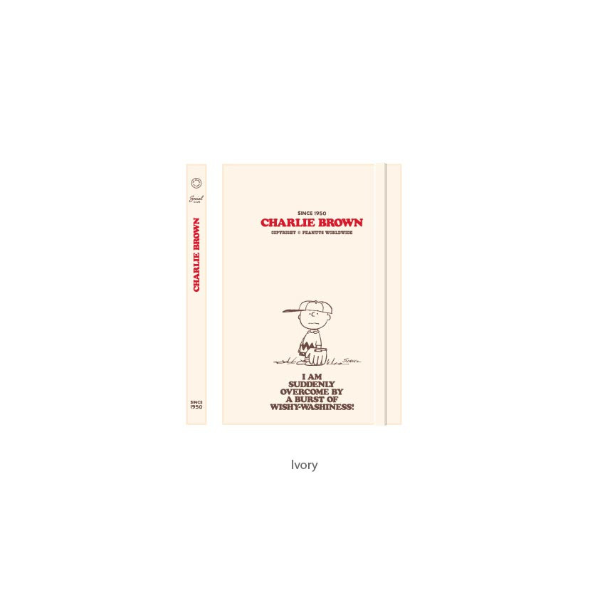PEANUTS Snoopy Hardcover B6 Lined Notebook