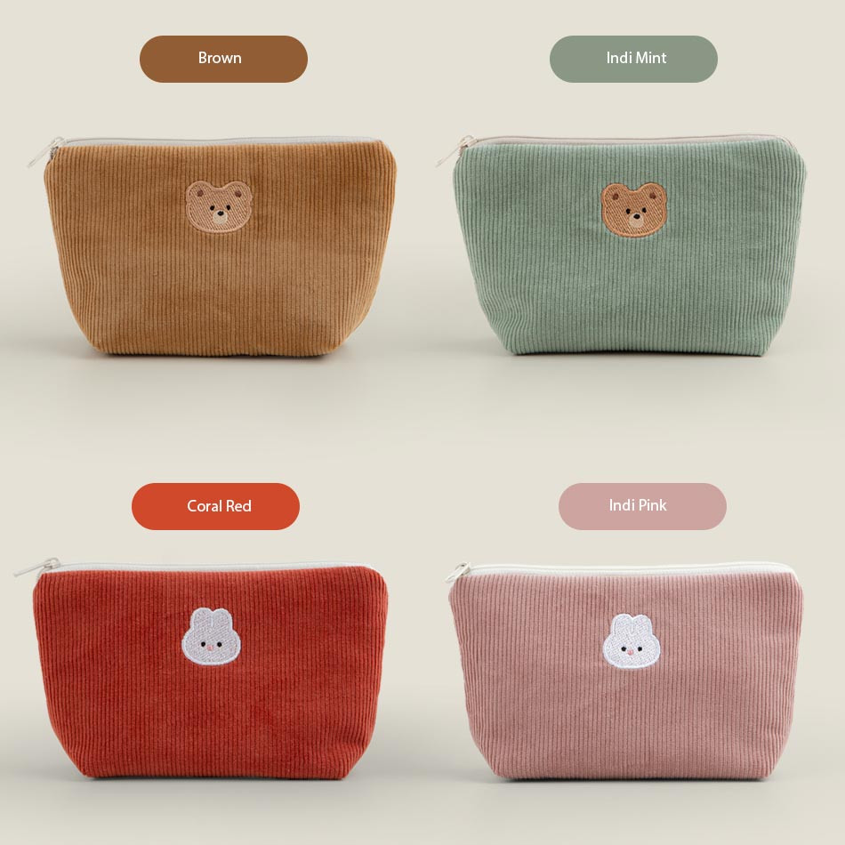 •SUNSHOWER• corduroy pouch